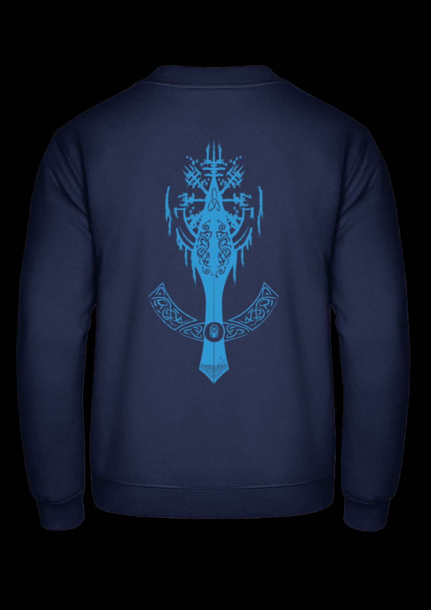 Sweater | Odins Eye | Blauw design