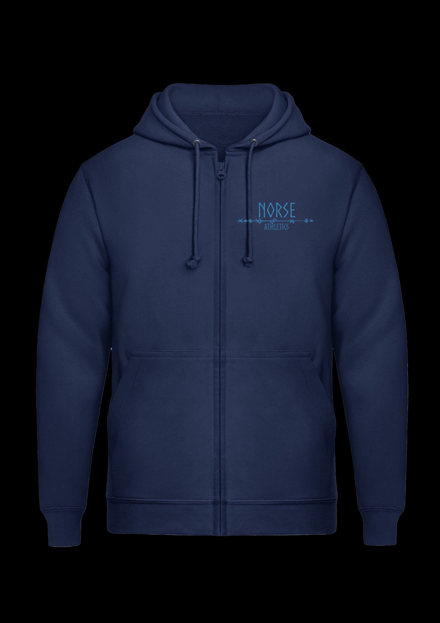 Zipped Hoodie | Odins Eye | Blauw design