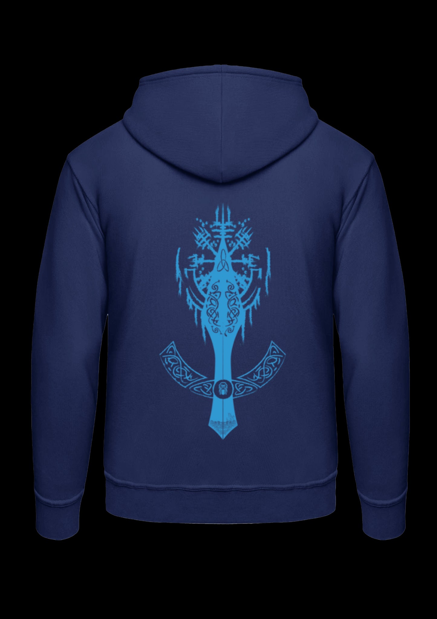 Hoodie | Odins Eye | Blauw design