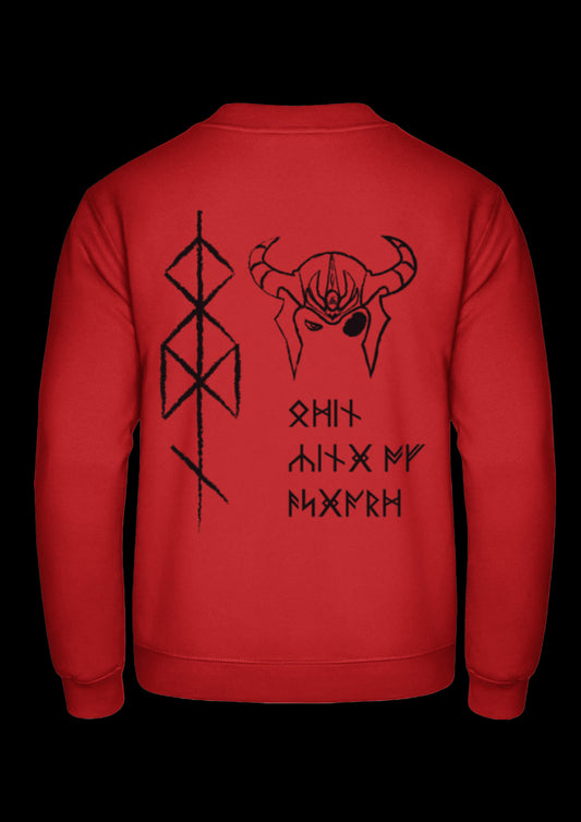 Sweater | Odins Helmet | Zwart design