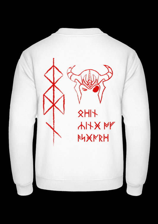 Sweater | Odins Helmet | Rood design