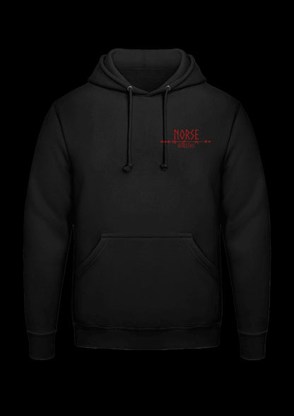 Hoodie | Odins Helmet | Rood design