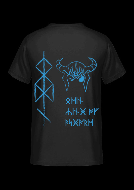 T-shirt | Odins Helmet | Blauw design