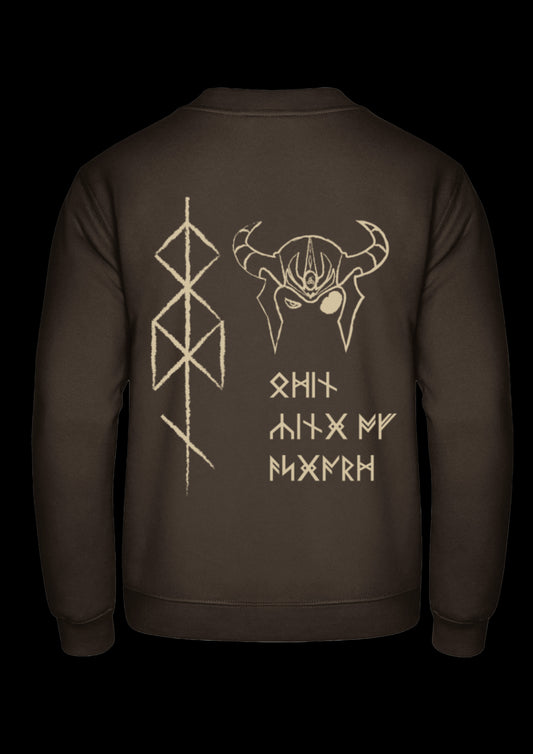 Sweater | Odins Helmet | Creme design