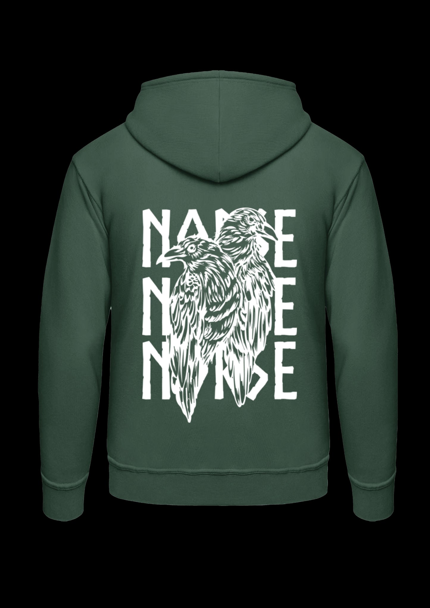 Hoodie | Odins Raven | Wit design