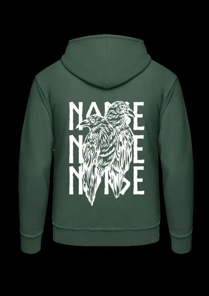 Hoodie | Odins Raven | Wit design