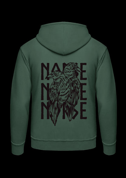 Hoodie | Odins Raven | Zwart design