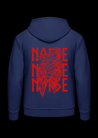 Hoodie | Odins Raven | Rood design