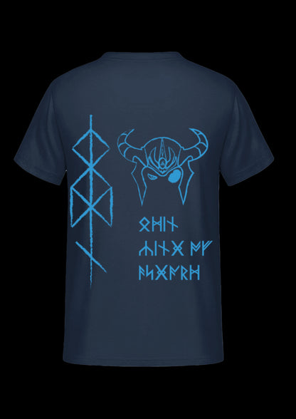 T-shirt | Odins Helmet | Blauw design