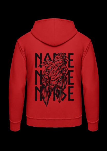 Hoodie | Odins Raven | Zwart design