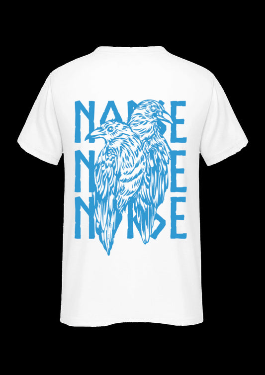 T-shirt | Odins Raven | Blauw design