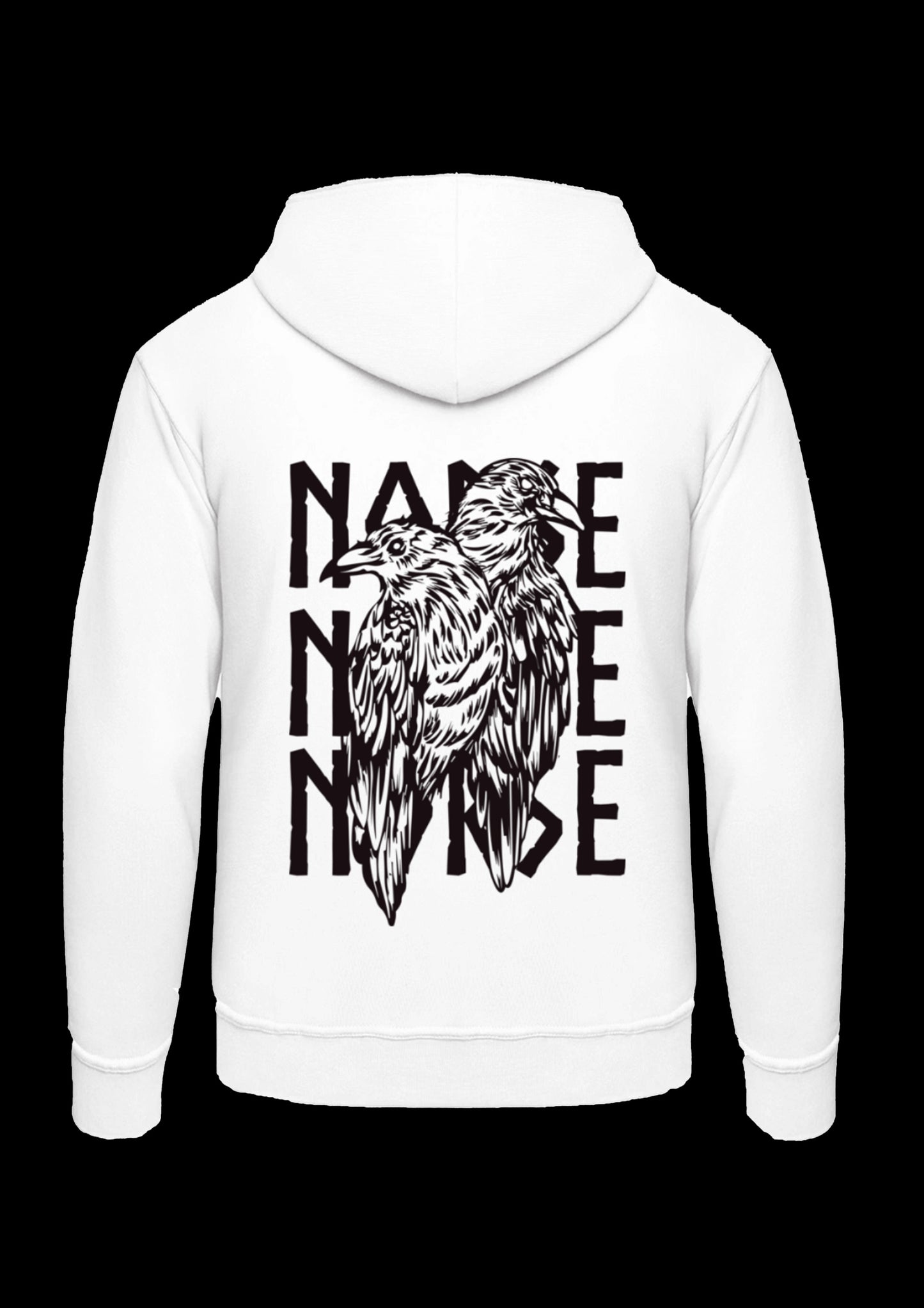 Hoodie | Odins Raven | Zwart design