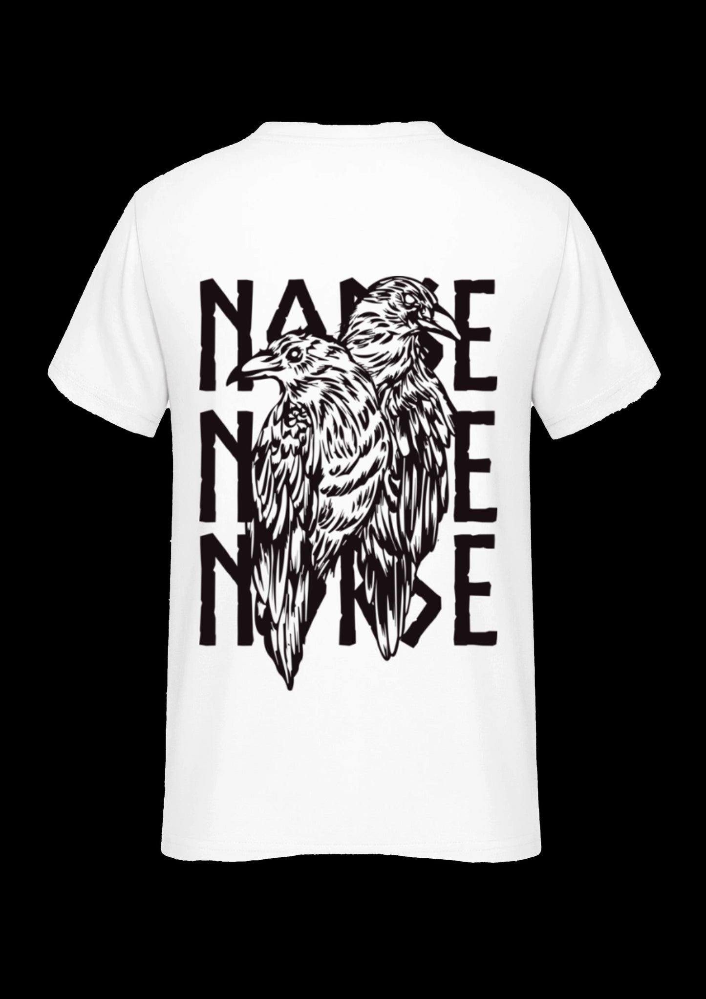 T-shirt | Odins Raven | Zwart design