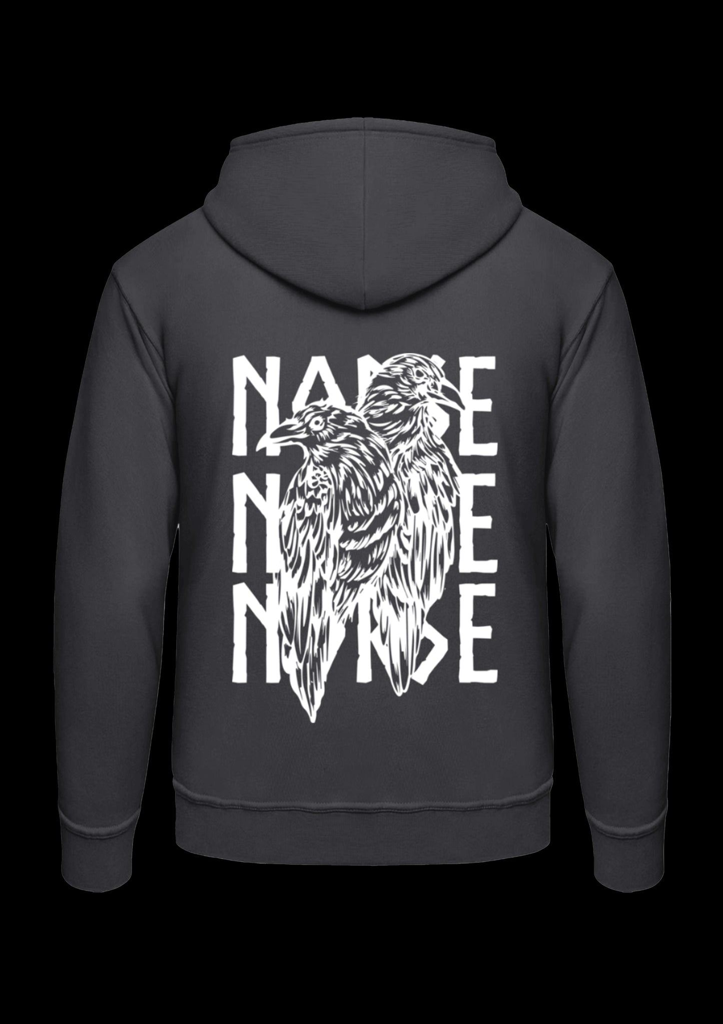 Hoodie | Odins Raven | Wit design